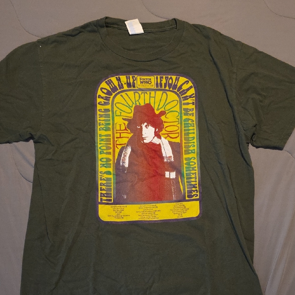 Doctor Who Green Graphic T-Shirt